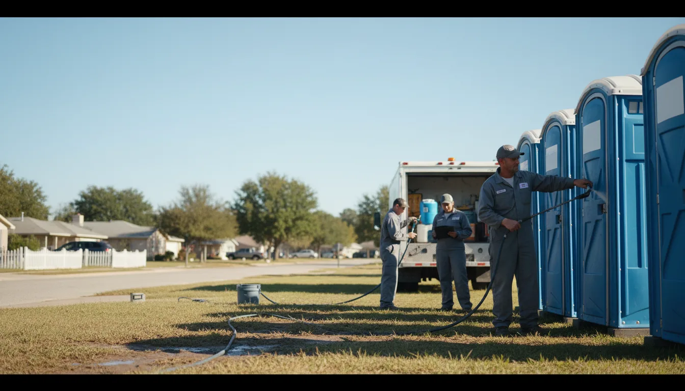 Long-Term Portable Toilet Rental in Thicket, TX near me